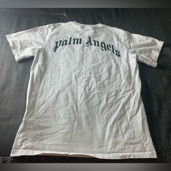 Palm Angels Bear Tee Top T -shirt White Brown Large - Picture 6 of 12